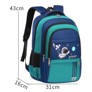 กระเป๋าสะพายหลัง ความจุสูง กระเป๋านักเรียน ความนิยม กระเป๋านักเรียนประถม ทนทาน 6กระเป๋านักเรียนมัธยม