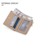 Milan Chiva รุ่น Zipper Wallets   กระเป๋าสตางค์ใบสั้นสำหรับผู้หญิง แบบซิป หนัง PU. 