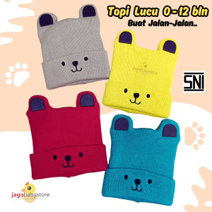 1 Pcs Topi Rajut Bayi Bentuk Panda Unik Hangat SNI