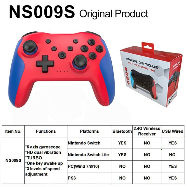 Wireless Controller Bluetooth 2.4G For Nintendo Switch Pro PC Tablet