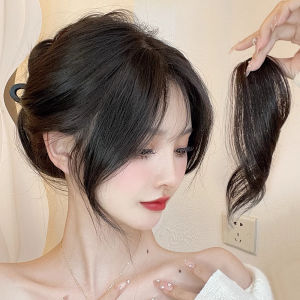 1Pcs Cute Girl Side Bangs Wig Piece Invisible Seamless Hair Extension Eight-character Air Bangs Wig Fashion Female Simulation Hair Side Wig Hair Clip Accessories