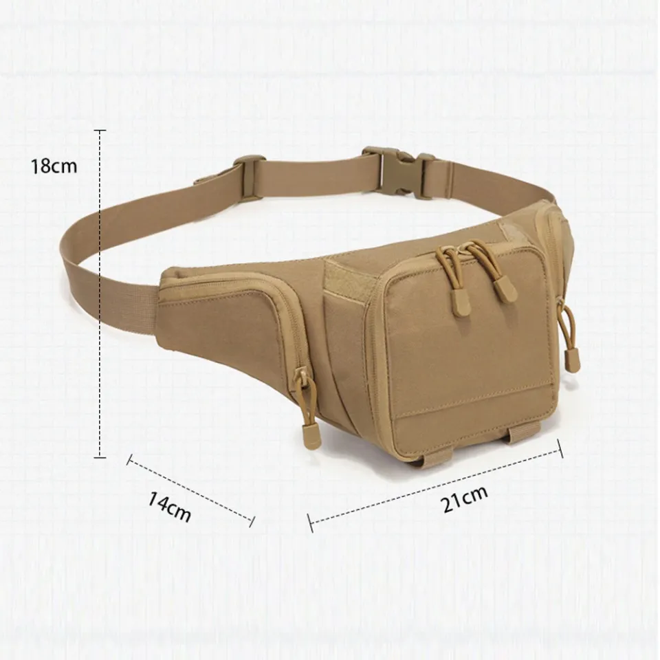 ASIAON A-37 EDC Every Day Carry Tactical Belt Bag for Outdoor and Sports  with Holster