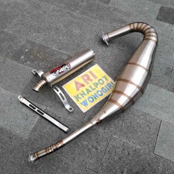 KNALPOT PROLINER NINJA R NINJA RR SS NINJA 2 TAK KNALPOT RACING STENLIS NINJA 2tak Murah