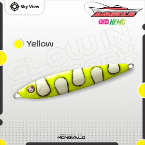 Metal Jig 100 Gram Mongkalo Ambisious Full GID Nemo UV Flourescent Fosfor Umpan Metal Jig 100g 100gr
