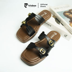 Trixbee Big Size 37-44 Sandal Platform Wanita Super Empuk Ringan Sendal Cewek Karet