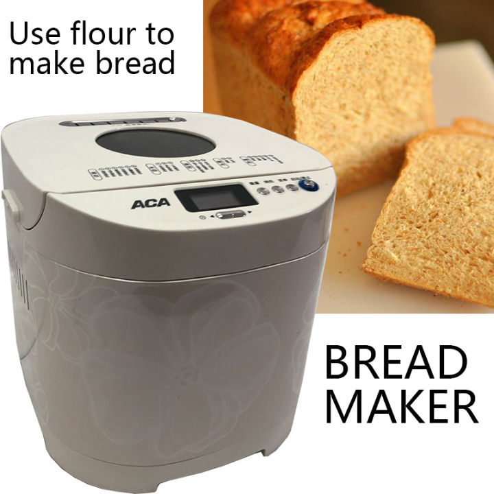 ACA automatic bread machine that can make bread from flour to order jam, wings, dough, bread artifact with one click.