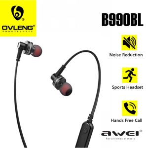 AWEI B990BL Magnetic Wireless Bluetooth Earphone Stereo Sound Bass