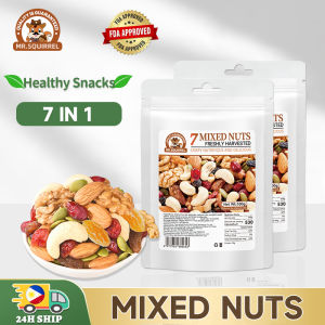Mr.Squirrel 7IN1 Mixed Nuts Trail Daily Nuts Dried Fruits and Nuts Ready to Eat Nuts Healthy Snack Nuts