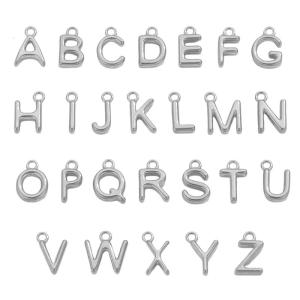 26 mảnh thu nhỏ quyến rũ thư với mạ chân không cho tùy chỉnh thiết kế dị ứng kháng phụ kiện kim loại