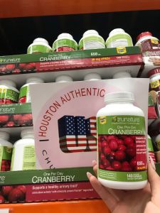 [ ĐỦ BILL STORE + AIR] VIÊN HỖ TRỢ ĐƯỜNG TIẾT NIỆU TRUNATURE CRANBERRY 650MG _ Live mua hàng tại Mỹ