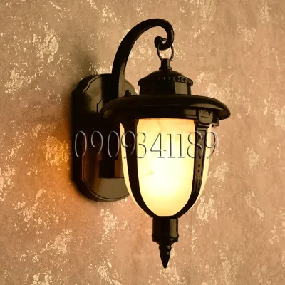 [HCM]Đèn gắn cột ngoài trời - đèn gắn tường để ngoài trời - đèn sân vườn HABALI