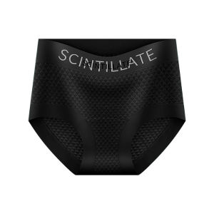 ชุดชั้นในผ้าไหมสามเหลี่ยมตัวอักษรเปลี่ยนอุณหภูมิผู้หญิง ชุดชั้นในเอวปานกลางที่สวมใส่สบายและระบายอากาศได้ดี