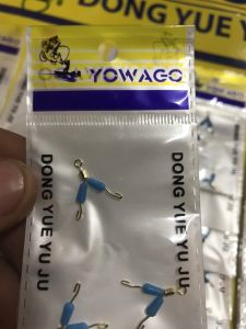 Khoá link câu cá tách 2 chống rối dây - Mani tách dây câu cá có chặn cao su