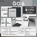 E-Reader BOOX Go6 Carta 1300 จอ 6 นิ้ว 300ppi CPU 2.0 Ghz 8-core เบาเพียง 146 กรัม. 