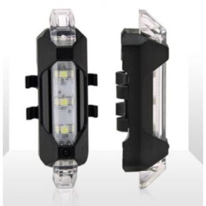LED Lampu Sepeda Belakang USB Charge LED USB251 Untuk Peringatan Pencahayaan Cahaya PST