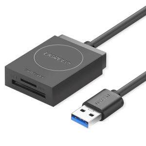 Đầu đọc thẻ SD TF chân cắm USB 3.0 UGREEN 20250 Truyền tải dữ liệu nhanh chóng.