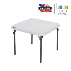 Lifetime Folding Table 42 Inch Height Adjustable Fold-in-half– Gloria Bazar