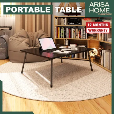*READY STOCK* ArisaHome Meja Jepun / Lipat Meja / Meja Kopi Ruang Tamu / Home Foldable Table / Lazy Table / On Bed Table / Study Table/ Floor Table / Japanese Table/ Flexible Table