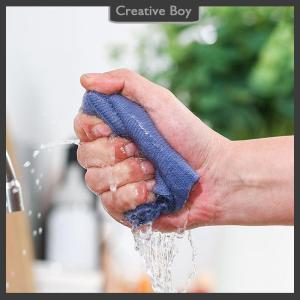 [Creative] 20PCS Box Microfiber Towel Absorbent Kitchen Cleaning Dishcloth Non-stick Oil Dish Rags Napkins Tableware Home Cleaning Towels