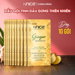Dây Dầu Gội Tinh Dầu Gừng Thiên Nhiên hiNICE Ginger Shampoo Hỗ Trợ Giữ Ẩm Sạch Gàu Da Đầu