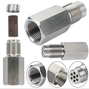 Car Oxygen Sensor with Catalytic Converter CEL Fix Check Engine Light Eliminator Adapter Oxygen O2 Sensor M18X1.5 Car Accessories 45 degree 90 degree