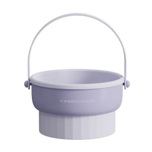 เสื่อรองแปรงแบบถอดออกได้สำหรับผู้หญิงเสื่อรองล้างจานแบบนุ่มผู้ถือแปรงเครื่องสำอาง3 In1