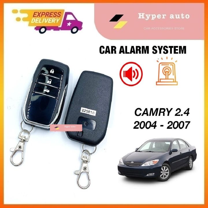 Toyota Camry 2.4 2003-2007 Car alarm with siren + bypass immo socket ...