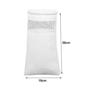 MINIMALUX Có thể giặt được Túi chống tràn Chống tràn Có thể tái sử dụng Bộ lọc bể cá túi lọc thần kỳ Bền bỉ Mật độ cao Túi lọc bể cá phụ kiện làm sạch lọc sinh học