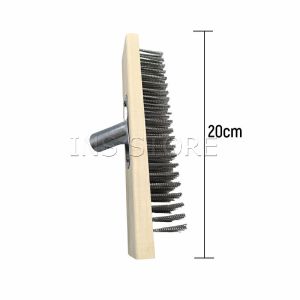 INS แปรงลวดสเตนเลส แปรงลวดขัดพื้น สําหรับทําความสะอาดพื้น ทนทาน Stainless steel brush head