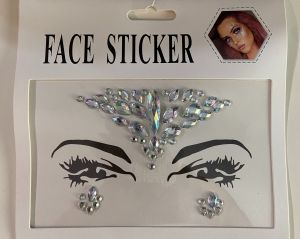 Face Sticker cosplay คอสเพลย์ แฟชั่น Fashion สติ๊กเกอร์ติดหน้า เดินแบบ เชียร์ลีด อีเว้นท์ ทำคอนเทนต์ แฟนซี งานปาร์ตี้ วันเกิด พาเรด กีฬาสี