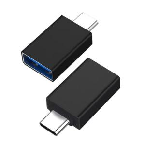 2ชิ้น USB C ถึง USB อะแดปเตอร์ประเภท C ตัวผู้-USB3.0ตัวเมียตัวแปลง OTG สำหรับเชื่อมต่อสมาร์ทโฟนแล็ปท็อปได้อย่างราบรื่น