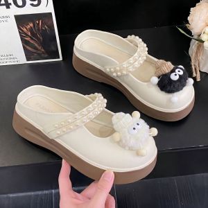 Free Shipping New Summer PVC Clogs For Women Featuring A Cute Design Soft And Non-Slip Soles Odor-Resistant Material And A Closed-Toe Style Perfect For The Beach And Everyday Wear