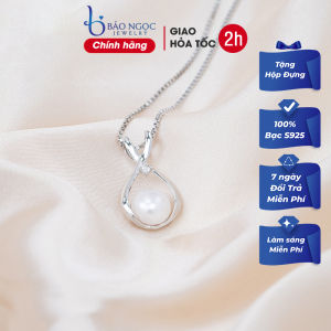 |25-29.9 NHẬP FALAZSOCIAL0915 GIẢM 15%/299K| Dây Chuyền Ngọc Trai Nước Ngọt Vòng Cổ Ngọc Trai Thật 100% Dày Dặn Ngọc Trắng - MD2810 - Bảo Ngọc Jewelry