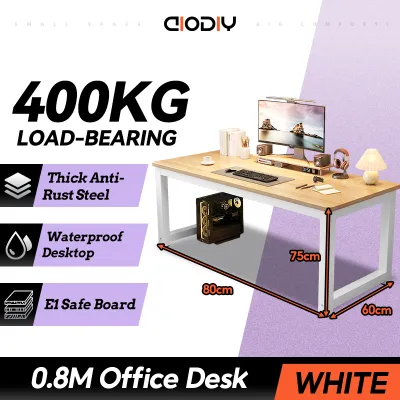 AIODIY Brand new office table computer table study desk computer desk home office desk laptop desk computer desk desktop desk 1.6cm thick solid wood waterproof corrosion-resistant wear-resistant computer table