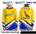 Jersey anak baju merpati balap tinggi kaos team merpati lengan panjang. 