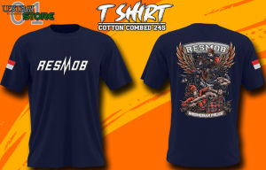 KAOS POLISI TERBARU RESMOB INDONESIAN POLICE - MENGGUNAKAN BAHAN FULL COTTON 24S TEBAL TIDAK BERBULU