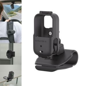 PLLEWY 360° Rotation Car Sun Visor Mount Adjustable Quick Release Clip Bracket Durable Auto Sun Visor Clip Holder for DJI Osmo Nano Action Camera Accessories
