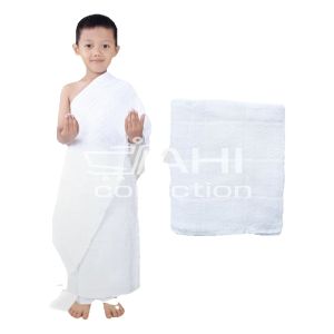 Baju Ihrom Anak Baju Haji Kain Manasik Anak TK Putih Polos Tebal Adem Grosir Ecer