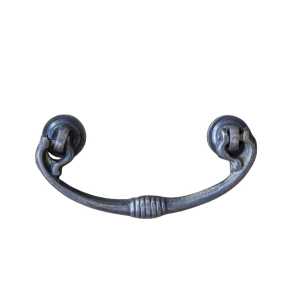 Tarikan Laci Kuningan Antik Motif Arsip Setelan