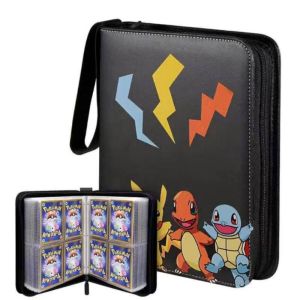 MMLUCK Hộp Đựng Thư Mục Quà Tặng Đồ Chơi Hộp Đựng Thẻ Hoạt Hình Thẻ Pokemon Album Thẻ Bảo Vệ Thẻ Trò Chơi Bộ Sưu Tập Thẻ Trò Chơi