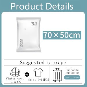 Vacuum Compression Bag Household Cotton Quilts Down Jackets Clothes Packaging and Organizing