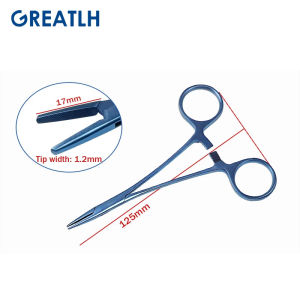 4 Type Choices Ophthalmic Titanium Needle Holder with Clipping Needle  Instruments