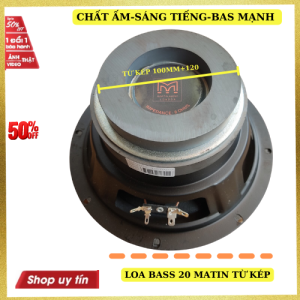 Củ loa bass 20 từ kép  120 -100 hàng chất lượng  - giá  1 chiếc
