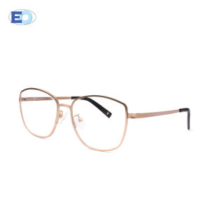 EO Visualities Hans Fashion Eyeglasses for Men and Women Stainless Steel Rectangle