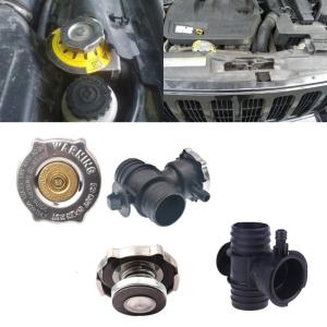Engine Coolant Recovery Tank CapCoolant Filler Neck Radiator Hose Connector 52029195AK for Wrangler