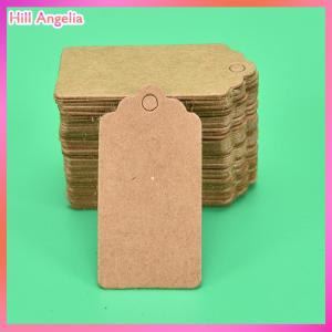 [Hill Angelia] 100 cái thẻ quà tặng dây gai dầu không bao gồm thẻ giấy tiệc cưới thẻ treo nhãn giá