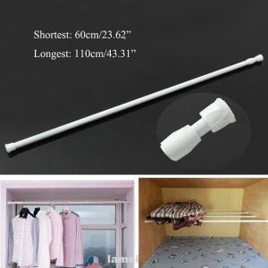 HnK Extendable Rod Tiang Tirai Gantung Fleksible Bisa Dipanjangkan 60 - 110 cm - Putih