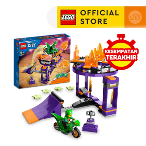 LEGO City 60359 Dunk Stunt Ramp Challenge (144 Pieces) Mainan Building Block Toys