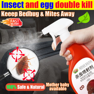 🔥【100% effective】Insect and egg double kill！Bed bug killer spray Bed bug spray 100% Safe & Natural Mother baby available Bed bugs killer bedbugs killer bed bugs Dust Mite Spray Keeep Bedbug & Mites Away除螨喷雾剂 臭虫喷雾