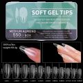 550Pcs/box Born Pretty Matte False Tips Soft Gel Tips Nail Extension Tool Artificial Nails False Nails. 